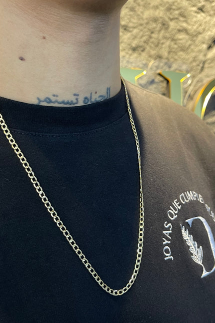 Cadena Cubana / 3.5Mm / 5.53Gr / 60Cm /