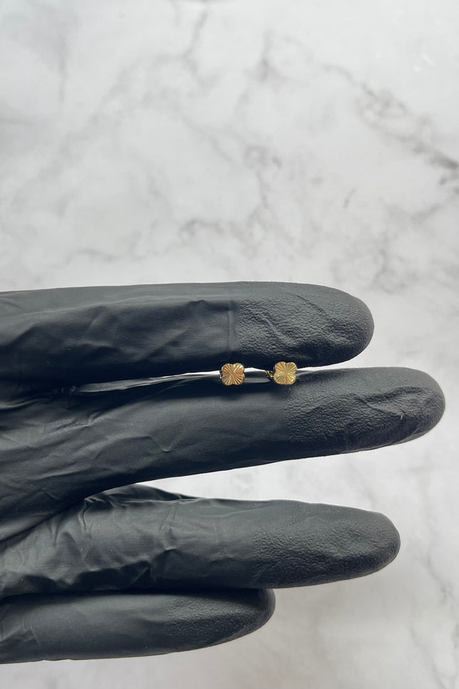 Topos Trebol Diamantado / 6.0Mm / 0.57Gr /