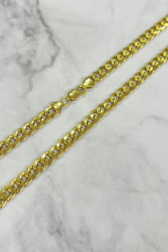Cadena Cubana / 60Cm / 10.72Gr / 6.0Mm /