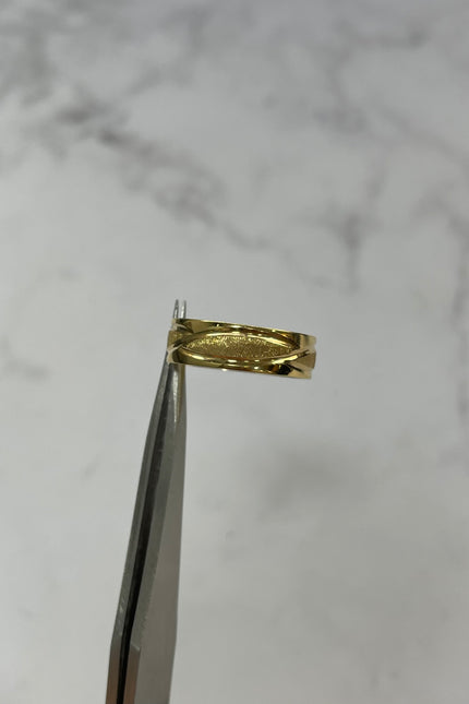 Argolla Trenza De Oro / T8 1/4 / 2.9Gr /
