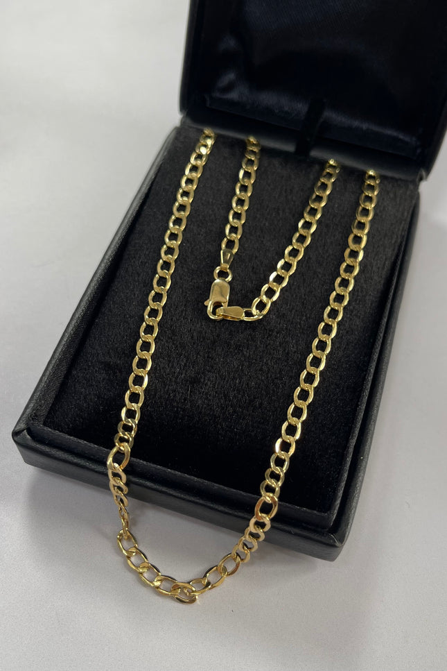 Cadena Cubana / 3.5Mm / 5.53Gr / 60Cm /