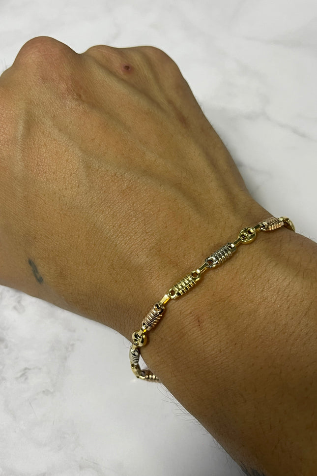 Pulso Rustico Con GC Tres Oros / 19Cm / 3.85Gr / 4.6Mm /