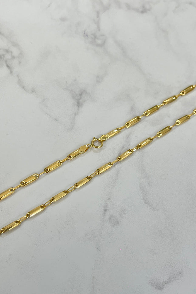 Cadena Rustica Eslabones Liso / 60Cm / 5.83Gr /