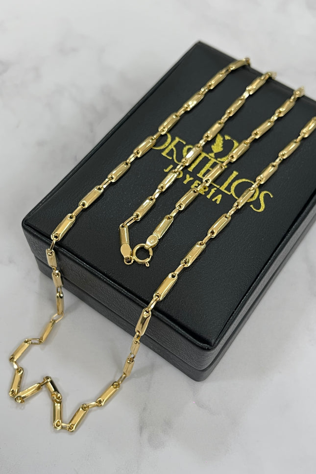 Cadena Rustica Eslabones Liso / 60Cm / 5.83Gr /