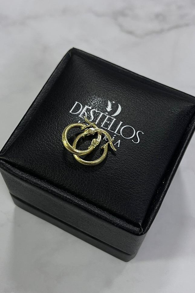 Candongas Media Caña Mateadas / 1.4Cm / 0.91Gr / 2.0Mm /