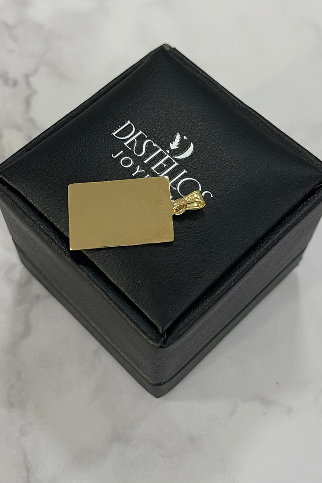 Dije Placa Mediana / 2.2Cm / 1.3Gr / 1.3Mm /