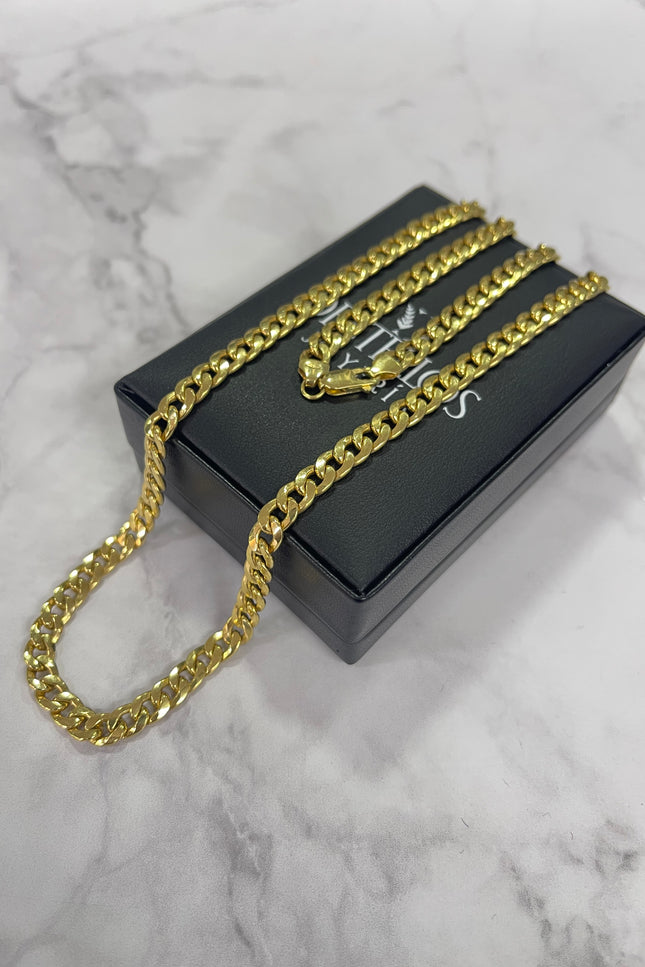 Cadena Cubana / 60Cm / 10.72Gr / 6.0Mm /
