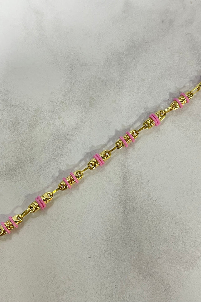 Pulso Rustico Cuchos Rosados / 18cm / 2.5Gr / 4.0Mm /