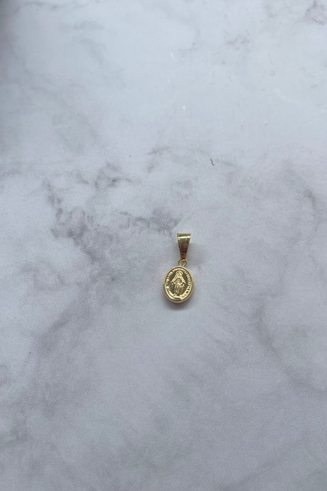 Dije Virgen Milagrosa Pequeño / 1.3Cm / 0.5Gr /