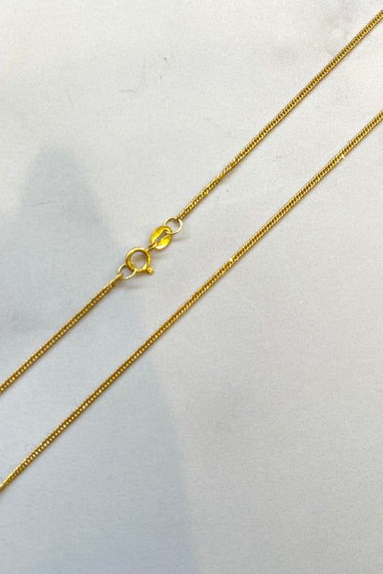 Cadena Cubana Doble / 45Cm / 1.55Gr / 1.4Mm /