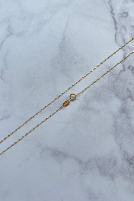 Cadena Mini Flor Espejo / 45Cm / 0.6Gr / 0.5Mm