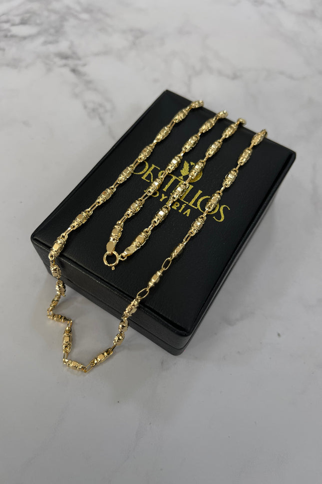 Cadena Rustica Eslabones / 60Cm / 6.87Gr / 3.1Mm /