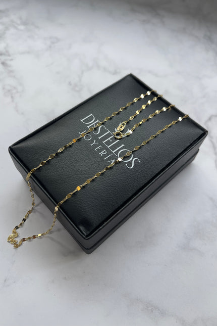 Cadena Flor Espejo / 45Cm / 1.02Gr / 2.0Mm /