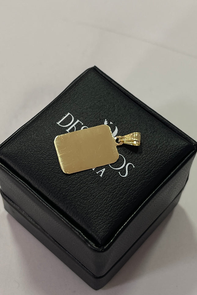 Dije Placa Pequeño / 7.0Cm / 1.0Cm / 0.82Gr