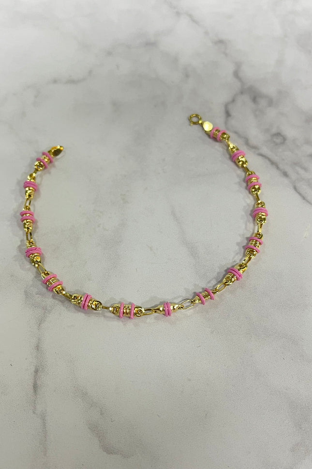 Pulso Rustico Cuchos Rosados / 18cm / 2.5Gr / 4.0Mm /