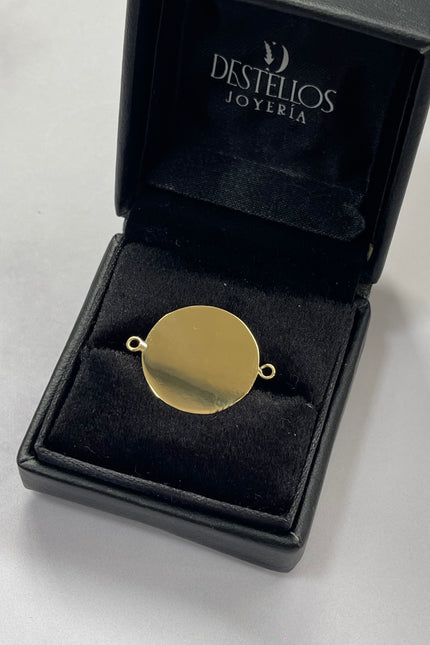 Herraje Placa Redondo Mediana / 2.6Cm / 1.55Gr / 0.5Mm /