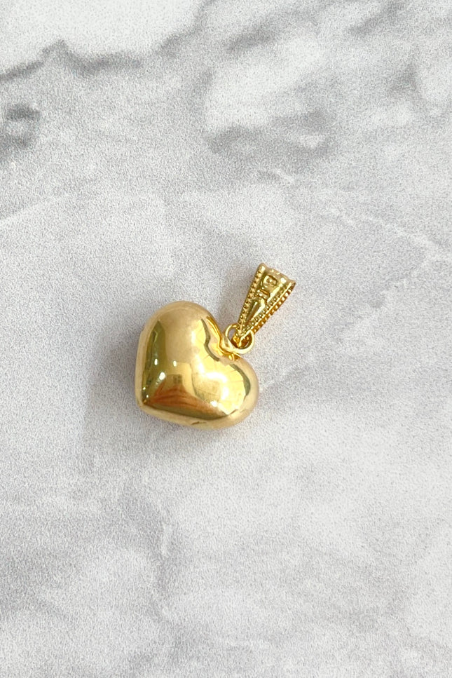 Dije Corazon Liso / 0.88Gr / 1.2Cm /