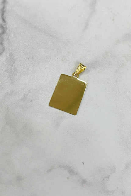 Dije Placa Pequeña / 1.9Cm / 0.93Gr / 1.19Mm