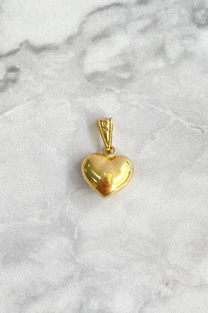 Dije Corazon Liso / 0.88Gr / 1.2Cm /