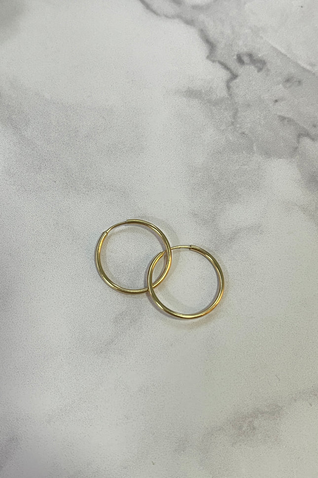 Candongas Lisa Pequeño / 0.65Gr / 1.6Cm /