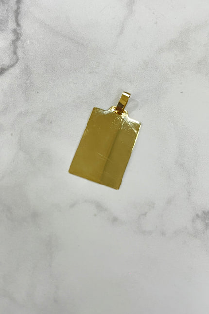 Dije Placa Grande / 2.8Cm / 1.97Gr / 1.7Mm /