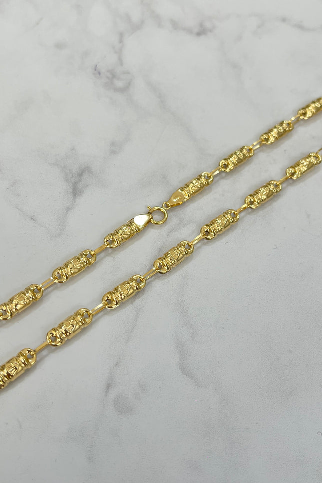 Cadena Rustica Con Corona / 60Cm / 9.21Gr / 4.5Mm /