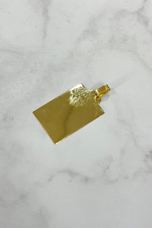 Dije Placa Grande / 2.8Cm / 1.97Gr / 1.7Mm /