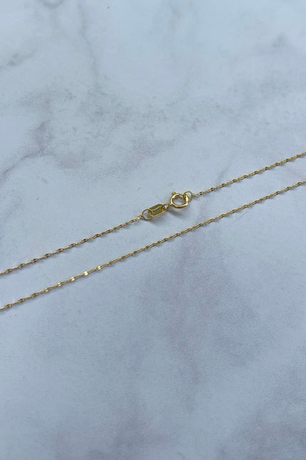 Cadena Mini Flor Espejo / 50 / 0.66Gr / 1.0Mm /