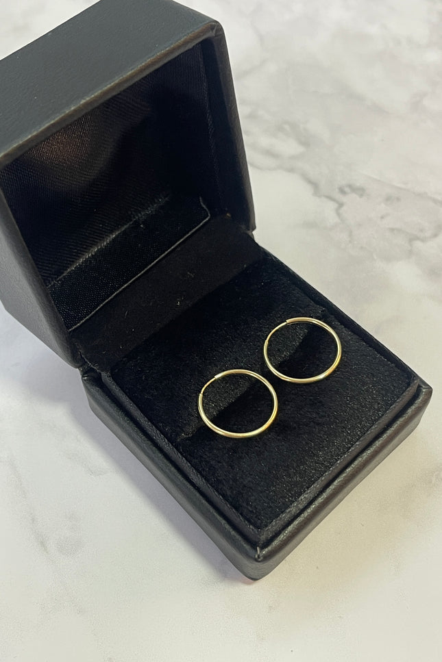 Candongas Lisa Pequeño / 0.65Gr / 1.6Cm /