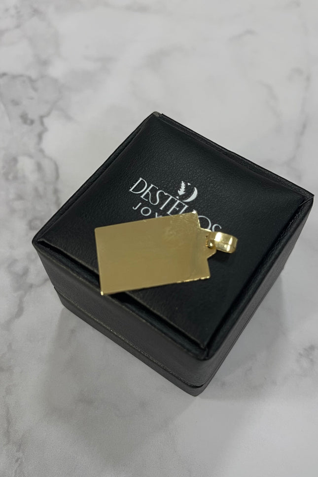 Dije Placa Grande / 2.8Cm / 1.97Gr / 1.7Mm /