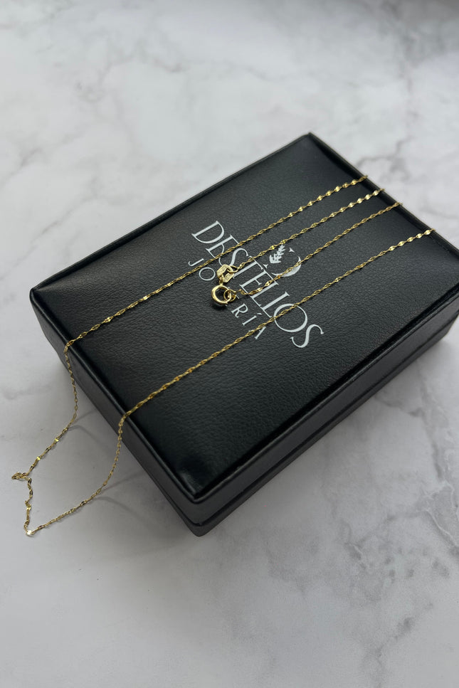 Cadena Mini Flor Espejo / 50 / 0.66Gr / 1.0Mm /