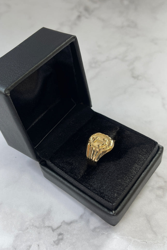 Anillo Ancla De Hombre / T10 / 2.46Gr /