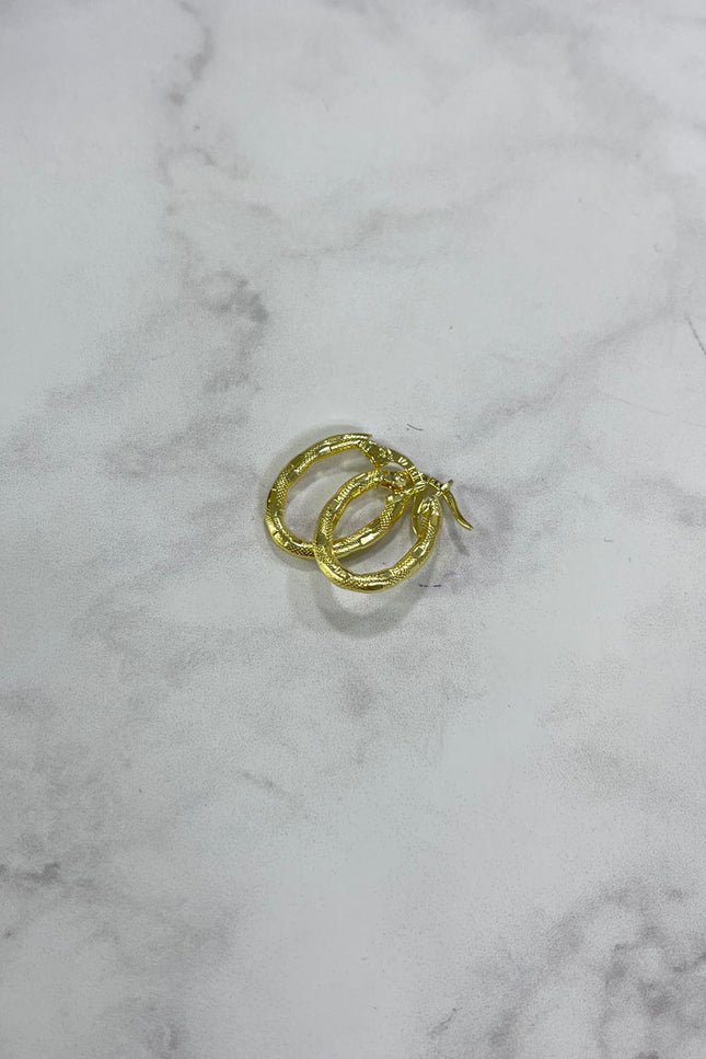 Candongas Ovaladas  Mateadas / 1.7Cm / 1.24Gr / 1.7Mm /