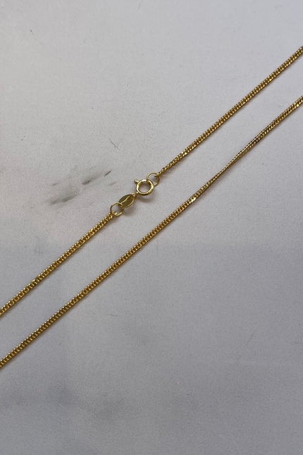 Cadena Cubana Doble / 50Cm / 1.17Gr / 1.5Mm /