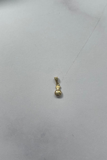 Dije Bolsa Dinero Pequeño / 1.1Cm / 0.28Gr