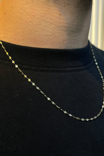 Cadena Flor Espejo / 50Cm / 1.14Gr / 2.0Mm /