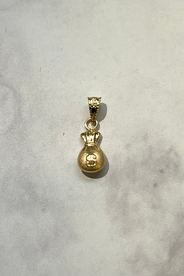 Dije Bolsa Dinero / 1.1Cm / 0.4Gr /