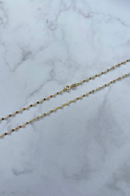 Cadena Flor Espejo / 50Cm / 1.14Gr / 2.0Mm /