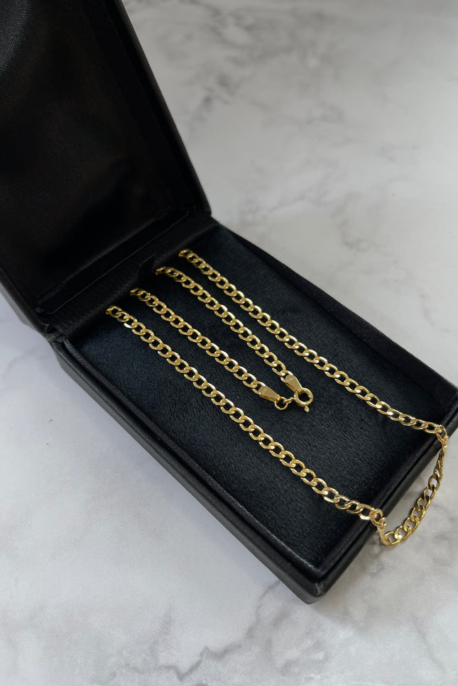 Cadena Cubana / 45Cm / 4.0Gr / 3.3Mm /