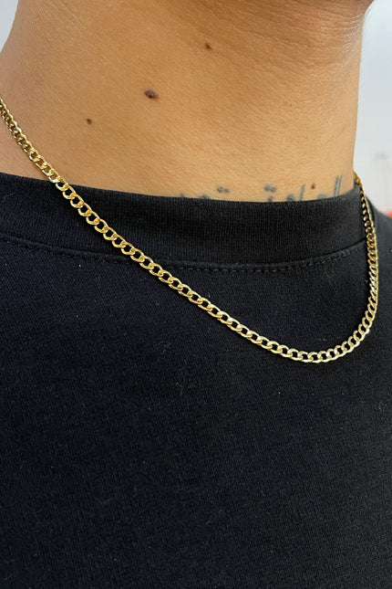 Cadena Cubana / 45Cm / 4.0Gr / 3.3Mm /