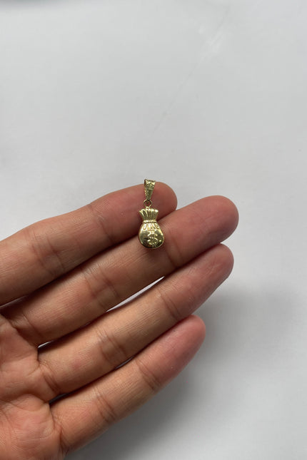 Dije Bolsa Dinero / 1.6Cm / 0.63Gr