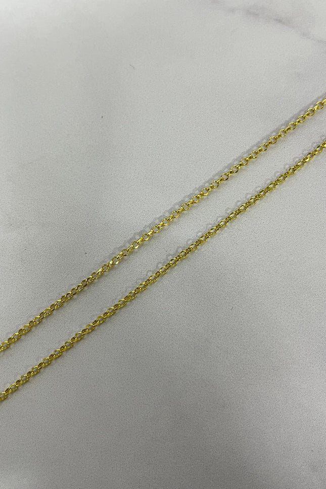 Cadena Mini Rolon / 50Cm / 1.65Gr / 1.6Mm /