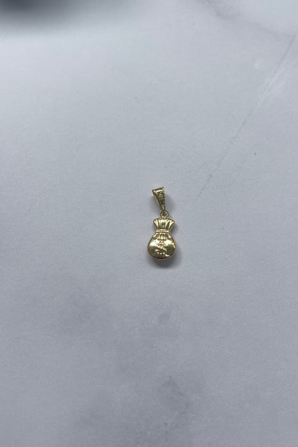 Dije Bolsa Dinero / 1.6Cm / 0.63Gr