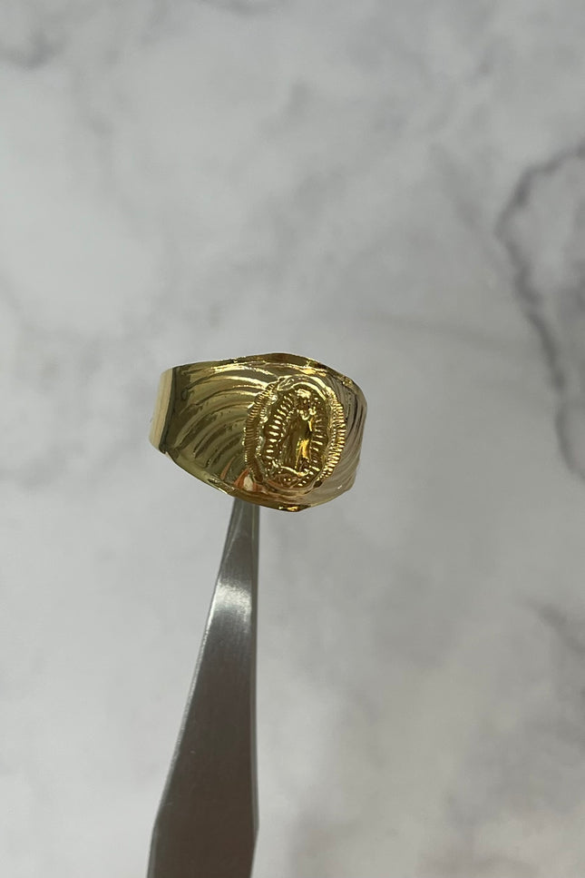 Anillo Virgen Guadalupe De Hombre / T9 1/4 / 2.9Gr /