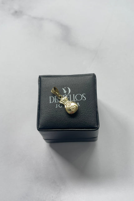 Dije Bolsa Dinero / 1.6Cm / 0.63Gr