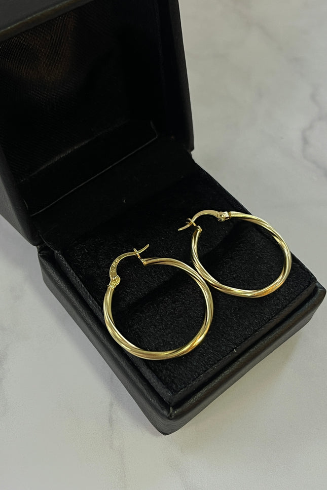 Candongas Entorchadas Grande / 1.55Gr / 2.7cm /