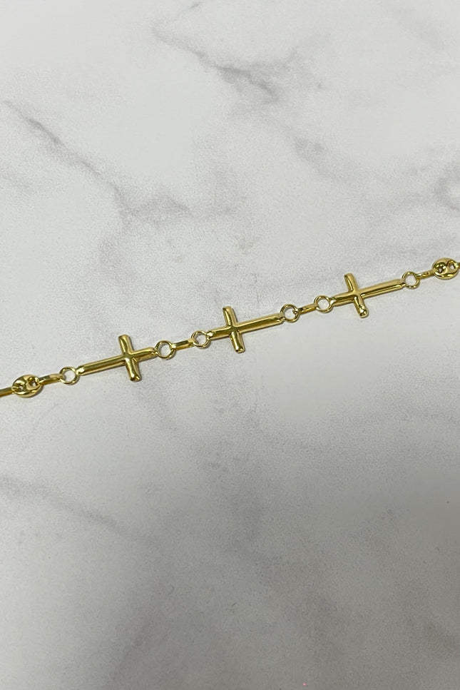 Pulso Beiby Gc Con Cruz / 19Cm / 1.83Gr / 3.2Mm /