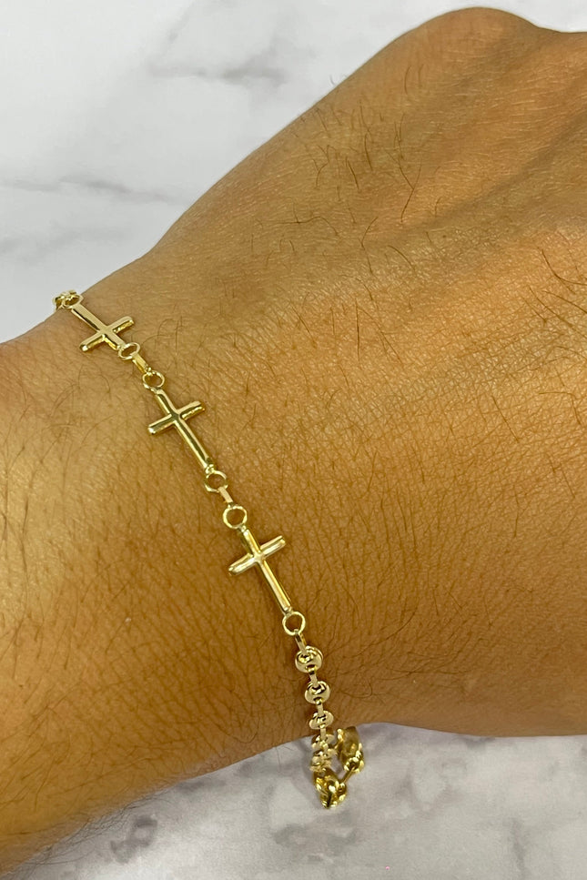 Pulso Beiby Gc Con Cruz / 19Cm / 1.83Gr / 3.2Mm /