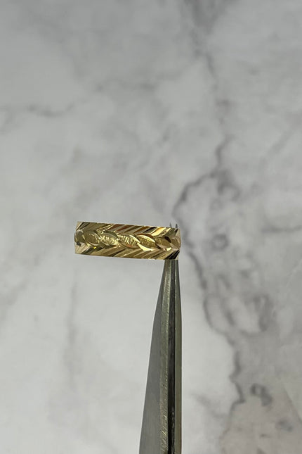 Argolla Diamantada Espiral / T10 / 2.78Gr /