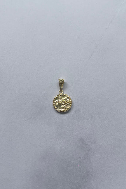 Dije Dios / 1.0cm / 0.82Gr